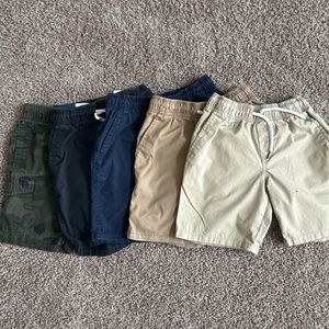 5 Pair Bundle Boys Cargo Shorts Size Small 6/7